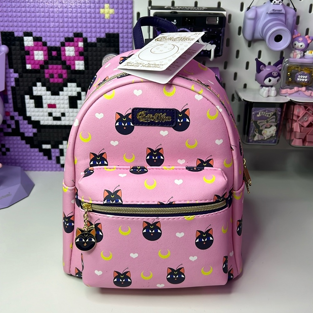 NWT Loungefly Sailor Moon Luna Mini Backpack